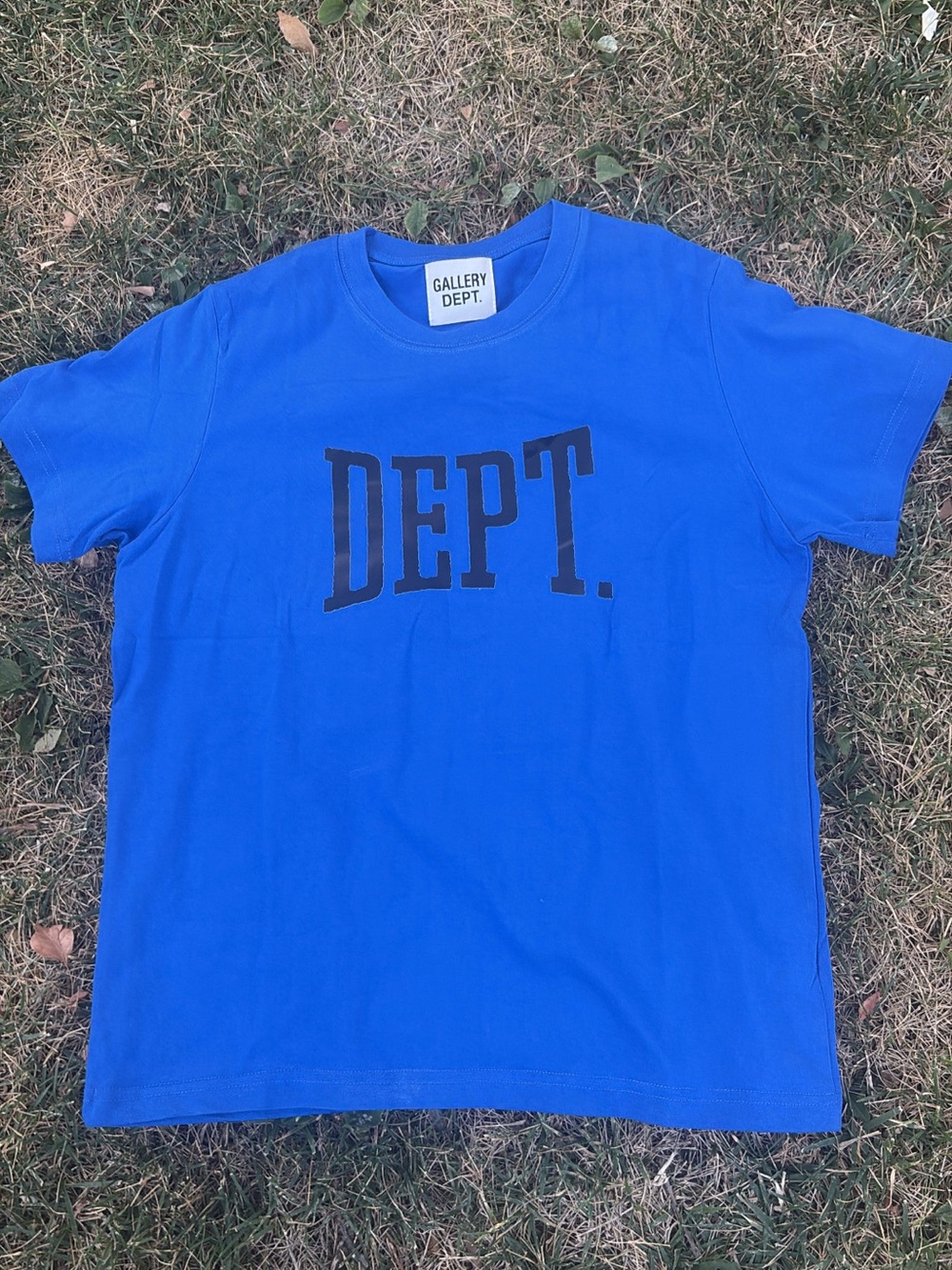 Gallery Dept Royal Blue DEPT. Logo Short Sleeve Tee